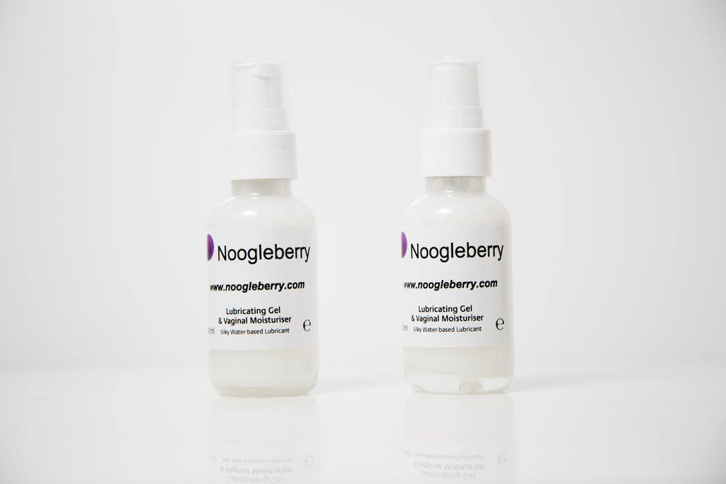 Noogleberry Lubricant is Water soluble, greaseless, unscented, non-staining