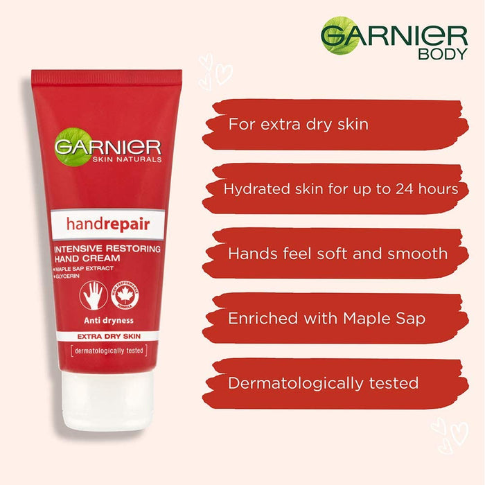 Garnier Hand Repair Intensive Restoring Hand Cream Extra Dry Skin 100ml